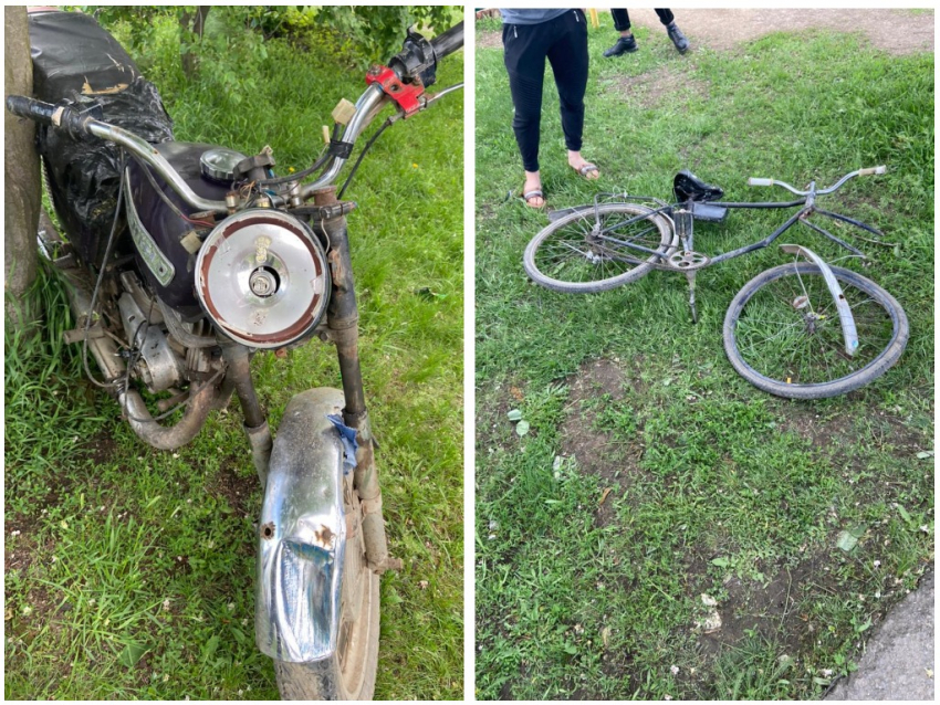 В Ростовской области подросток на мотоцикле сбил велосипедиста с ребенком