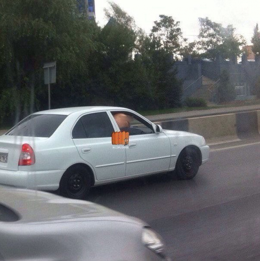 Пятая точка из окна автомобиля развеселила ростовчан