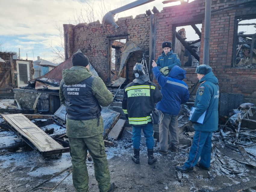 Уголовное дело возбуждено после пожара в Ростовской области, где погибли пять человек