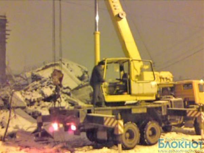 В Таганроге после обрушения дома неизвестна судьба 4 рабочих 