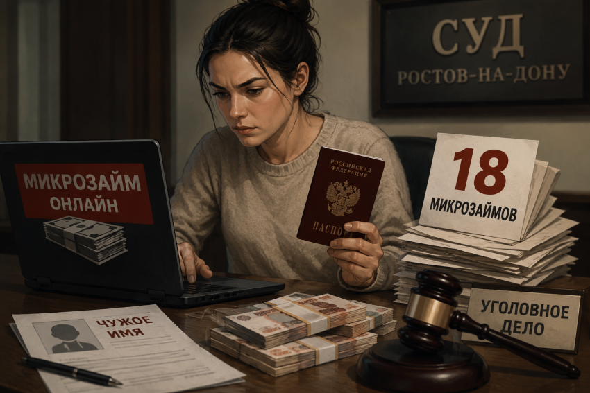 Женщина оформила 18 микрозаймов на чужое имя и попала под суд в Ростовской области