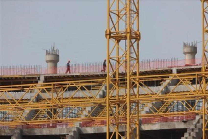 Почти на 80% завершено устройство наружных стен и перегородок «Ростов-Арены»