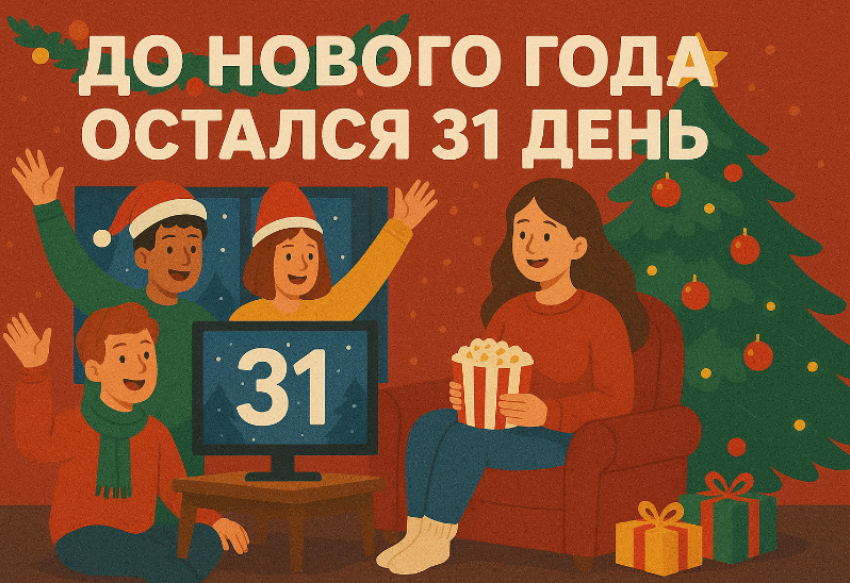 Обратный отсчёт: до Нового года остался 31 день
