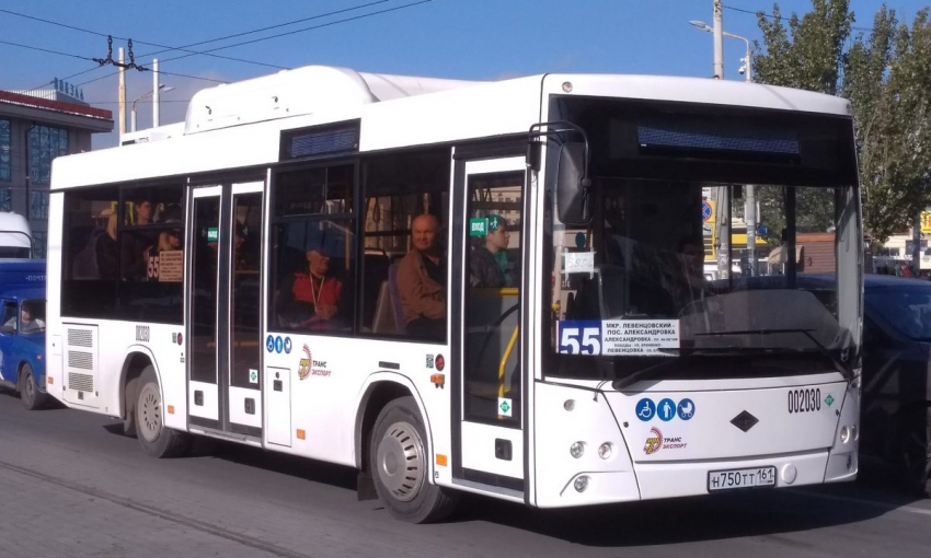 В Ростове с 1 ноября автобус № 55 поедет по новому маршруту
