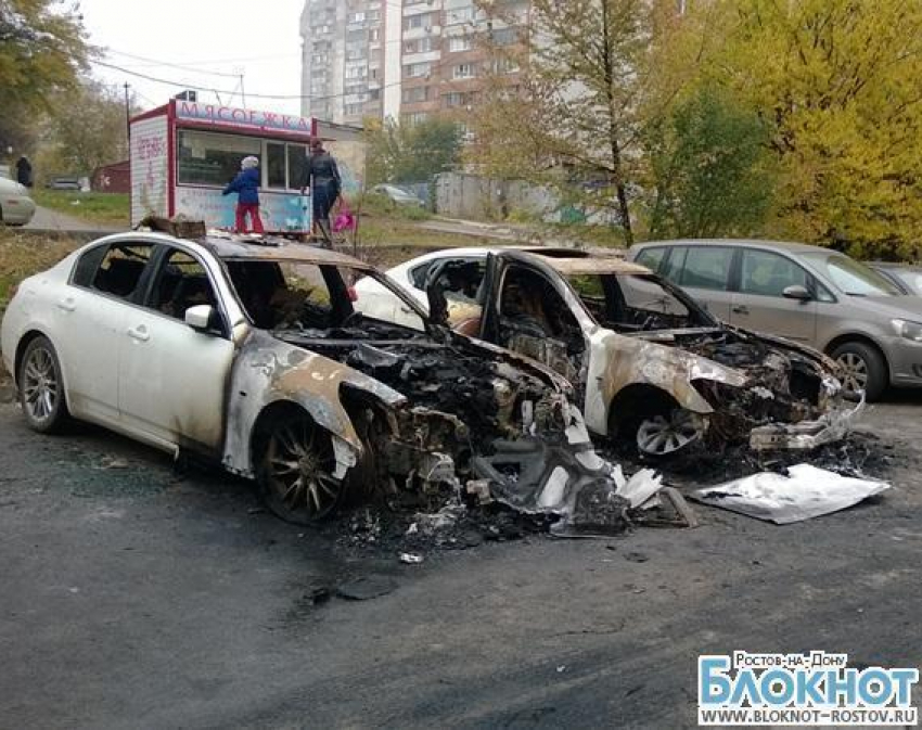 В Ростове выясняют обстоятельства поджога 15 автомобилей. ВИДЕО