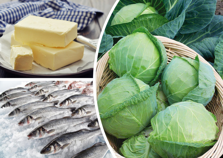 В Ростове за неделю на 10% выросли цены на рыбу, капусту и масло