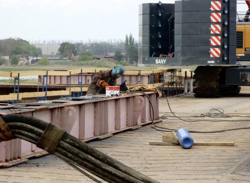 На трассе «Новороссия» в Ростовской области начали капитальный ремонт моста через Миус