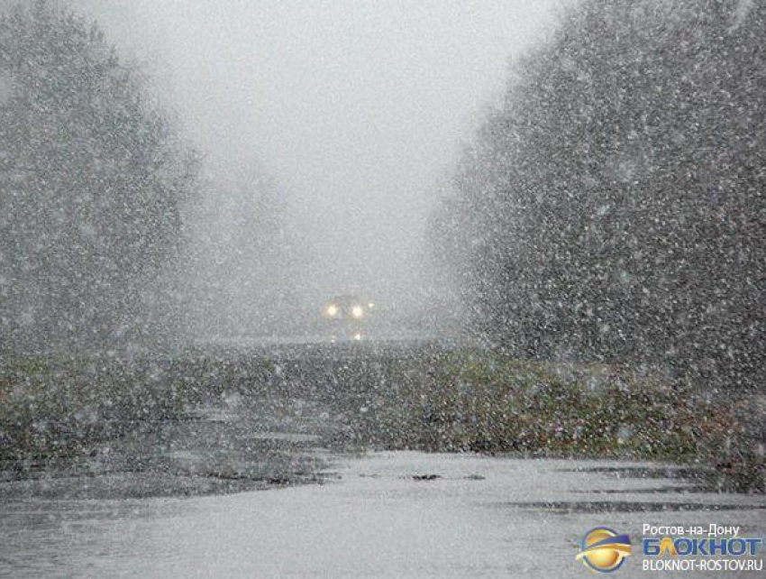В Ростовской области ожидаются дождь и мокрый снег