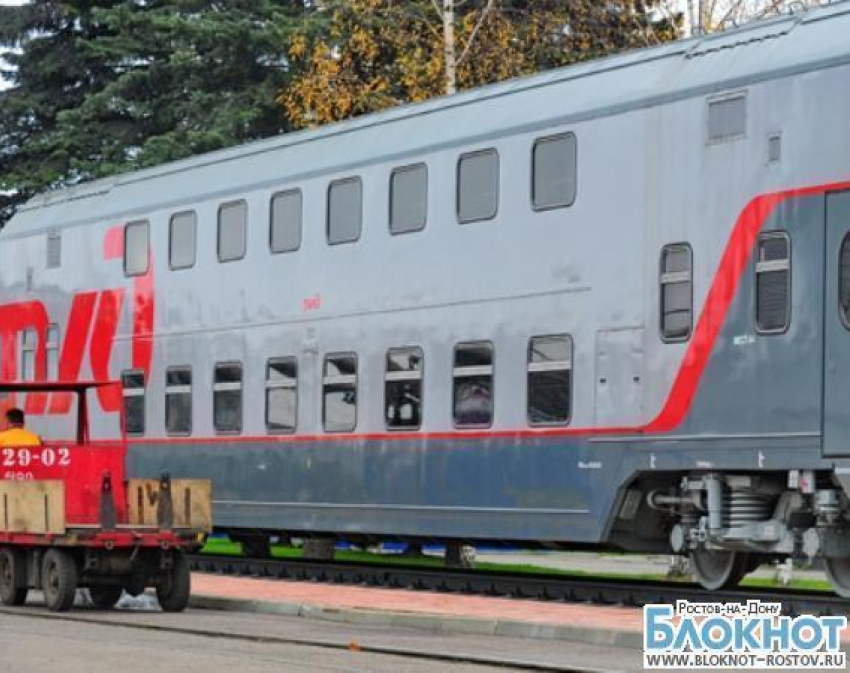 Двухэтажные поезда по маршруту Москва-Адлер через Ростов начнут курсировать осенью. ВИДЕО
