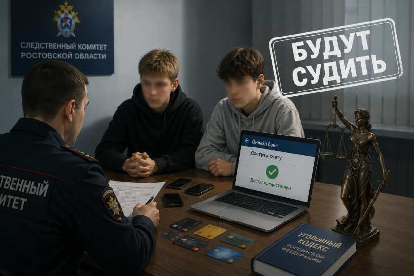 В Ростовской области двух подростков будут судить за продажу доступа к своим банковским картам
