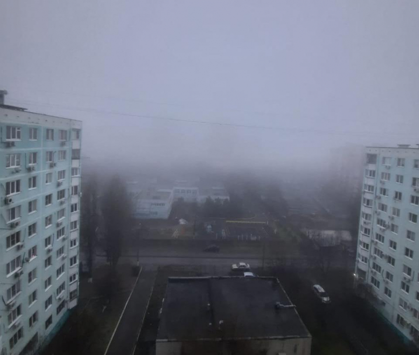 Ростов окутал густой туман 6 января