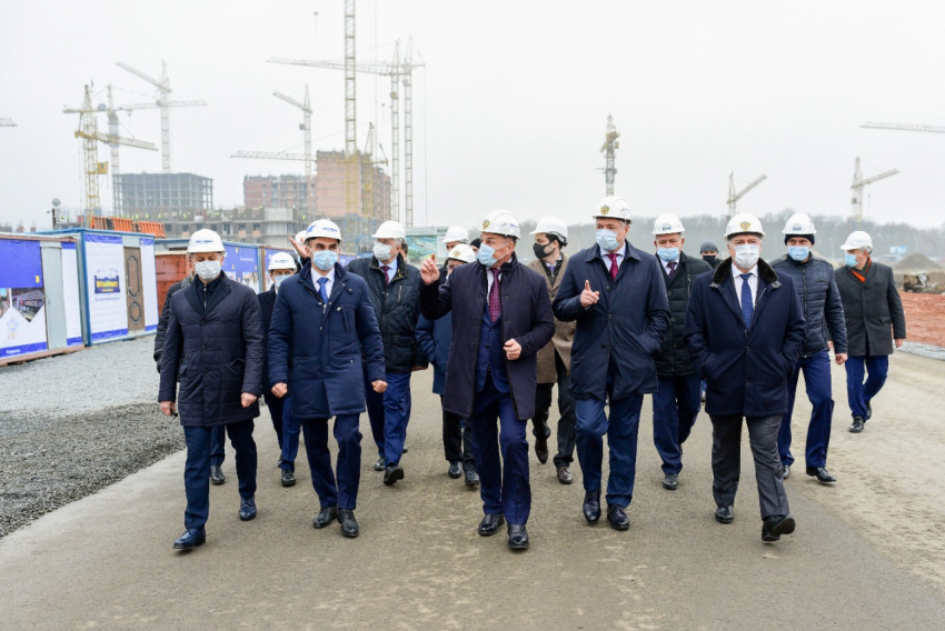 Представители правительства РФ посетили экорайон «Вересаево» в Ростове