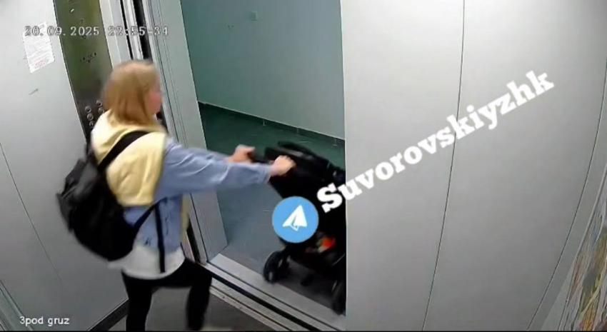 Била ребенка головой о двери лифта: жуткое видео из ростовского ЖК