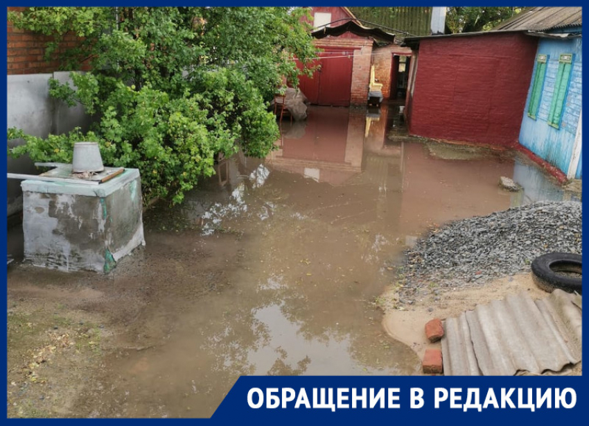 Целый поселок затопило в Ростовской области после ливня