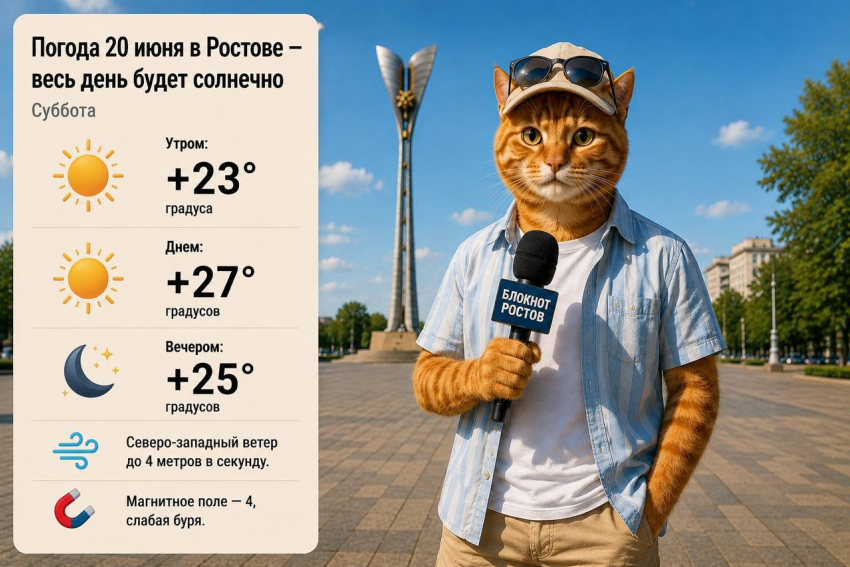 После непогоды в Ростове-на-Дону обещают солнце и до +27