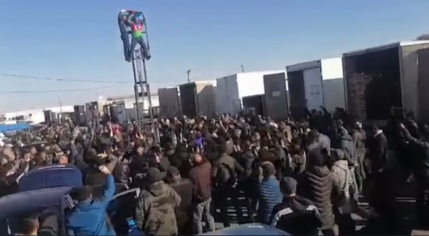 Под Ростовом азербайджанцы вышли на митинг