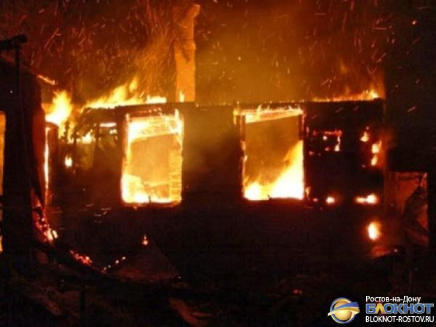 В Красносулинском районе на пожаре погибли двое мужчин