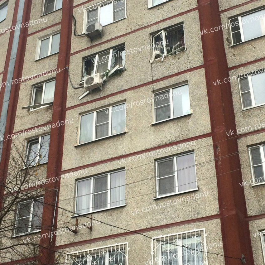 В многоэтажке Ростова прогремел взрыв