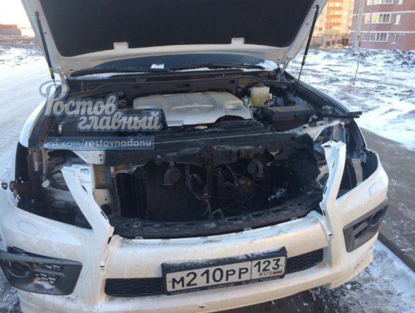 Жестокое уничтожение взятой в кредит новой иномарки совершили в Ростове