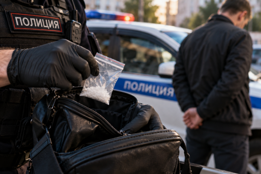 Сумка с сюрпризом: у ростовчанина нашли запрещенку во время патрулирования