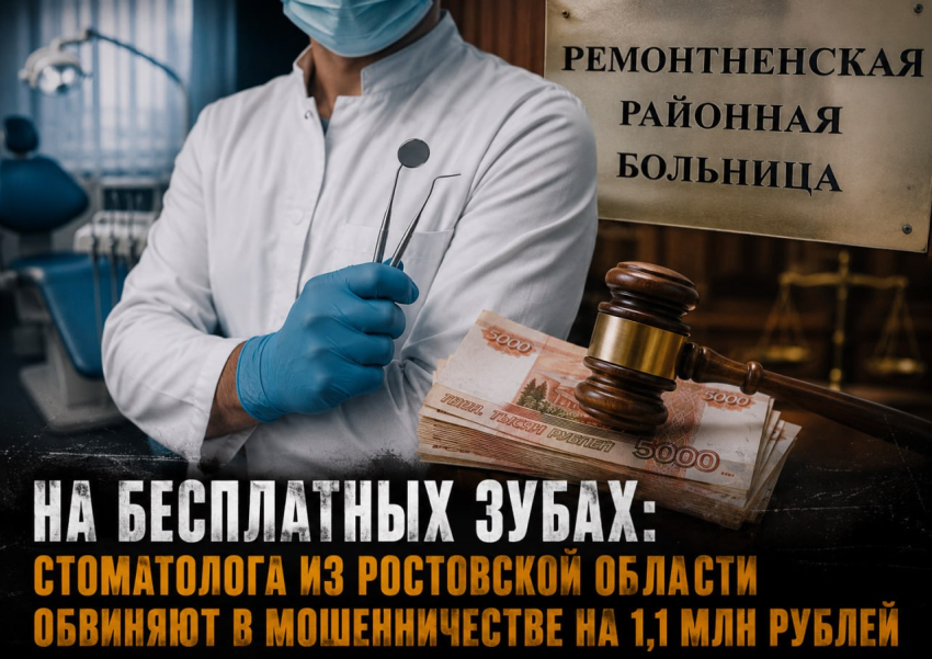 Врач-стоматолог в Ростовской области оформил «мертвым душам» зубные протезы на 1,1 млн и оказался в суде