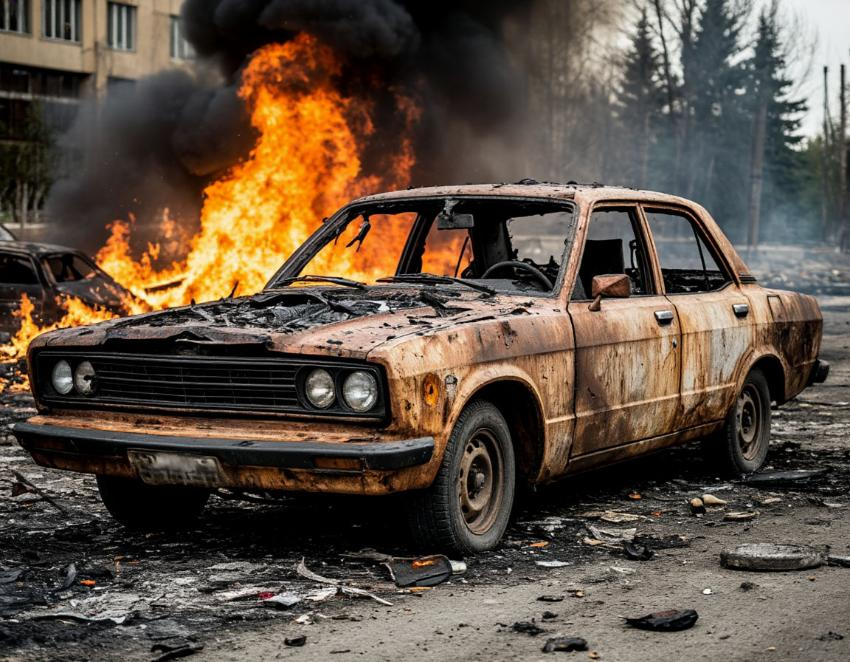 Подозреваемая в поджоге автомобилей в Волгограде оказалась жительницей Ростовской области