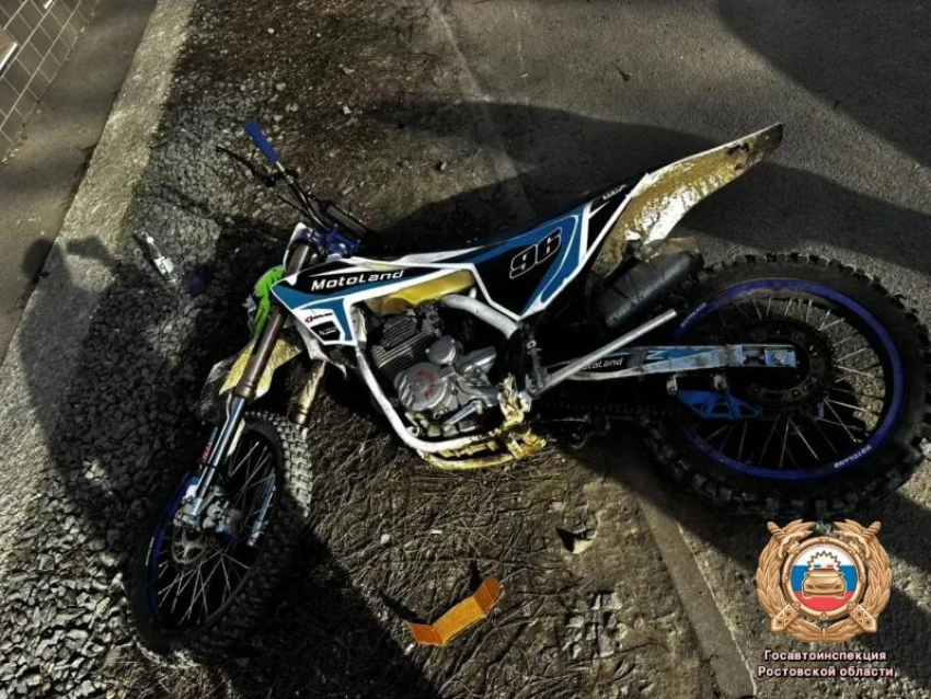 Подростка на питбайке сбила машина в Ростове, его госпитализировали 