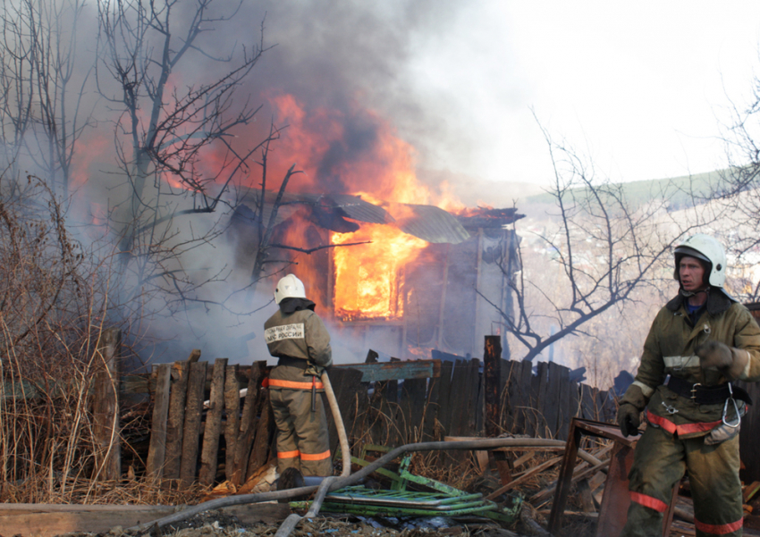 В Волгодонске во время пожара погиб человек