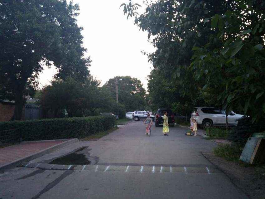 В Ростове на улице Артемовской местный житель самовольно установил «лежачих полицейских"