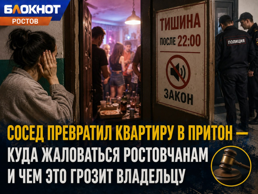 Сосед превратил квартиру в притон — куда жаловаться ростовчанам и чем это грозит владельцу