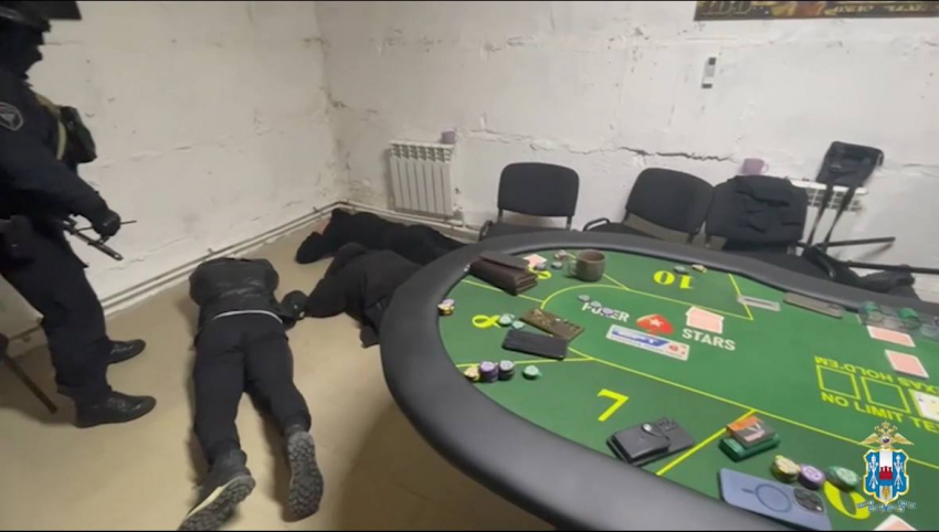 Подпольное казино накрыли в Ростовской области 