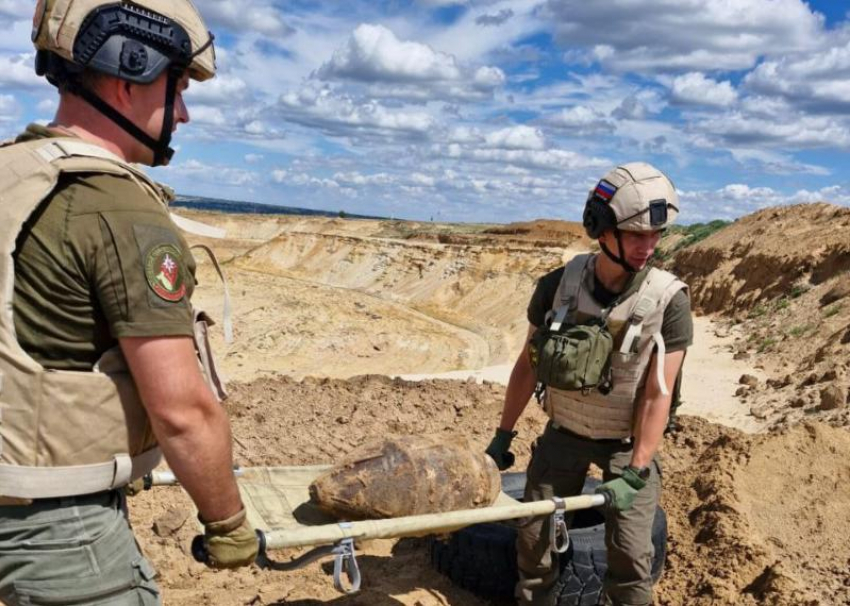 Четыре бомбы времен Великой Отечественной войны обезвредили саперы из Ростовской области