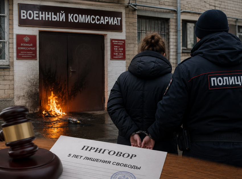 Женщину из Азова заставили взять кредит и поджечь местный военкомат