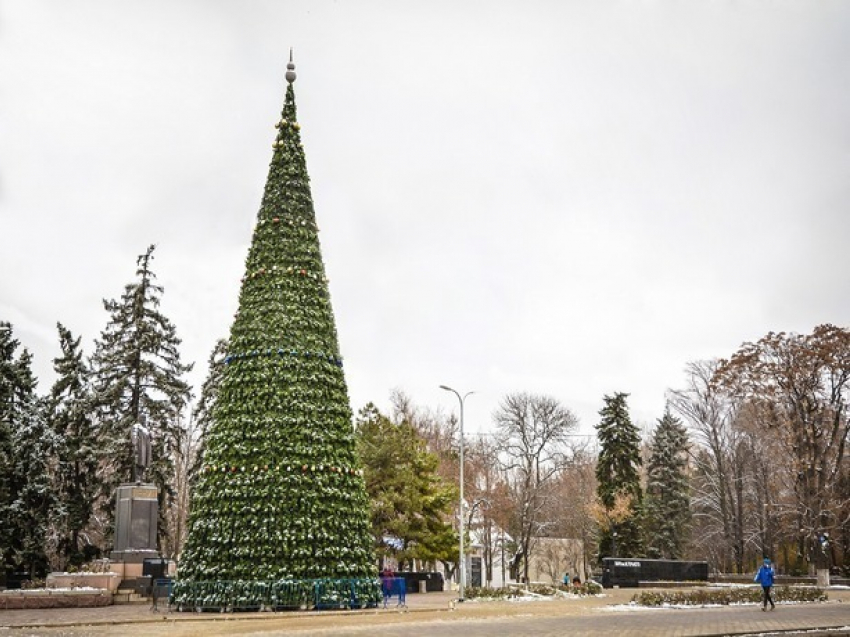 В целях экономии центр Ростова будет украшать искусственная 5-летняя елка