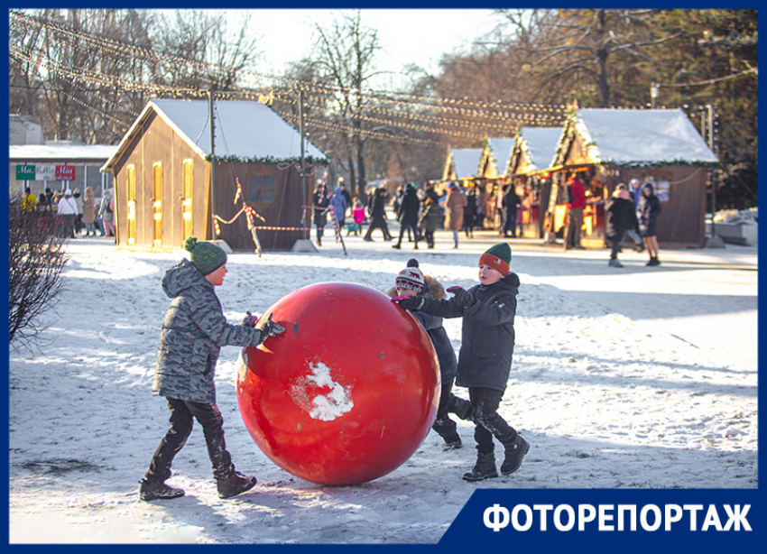 Главный подарок на Рождество: как жители Ростова встретили первый долгожданный снег