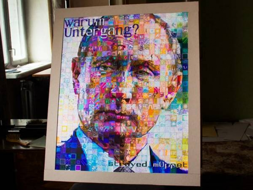 Художник из Новочеркасска создал портрет Владимира Путина 