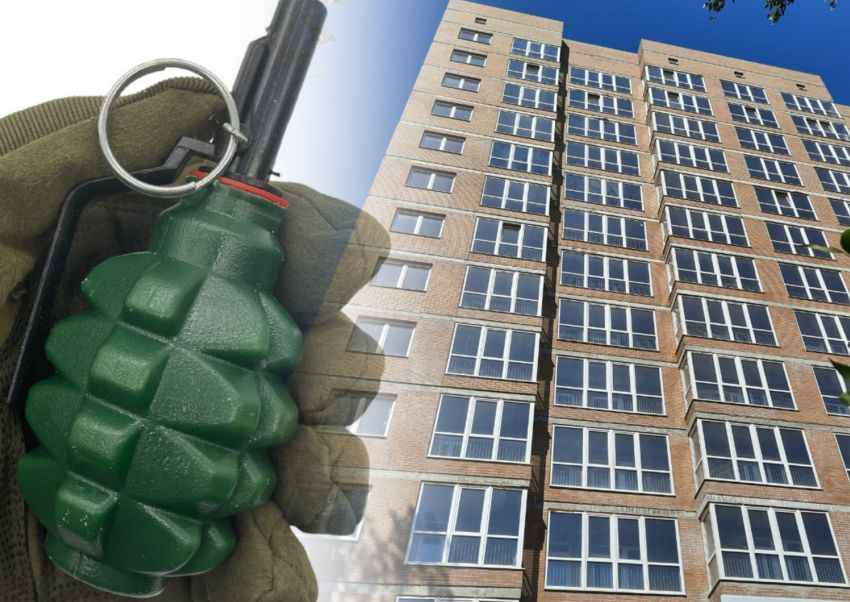 В Ростове жители ЖК испугались похожей на настоящую гранаты