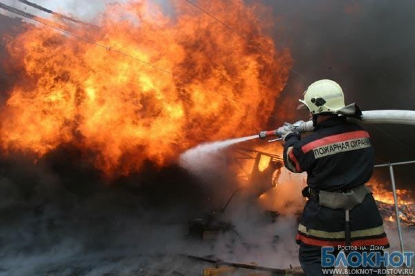 В Ростовской области сгорел коровник