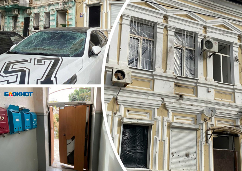 Неделя спустя: как выглядят дома после падения беспилотника на Пушкинской в Ростове 