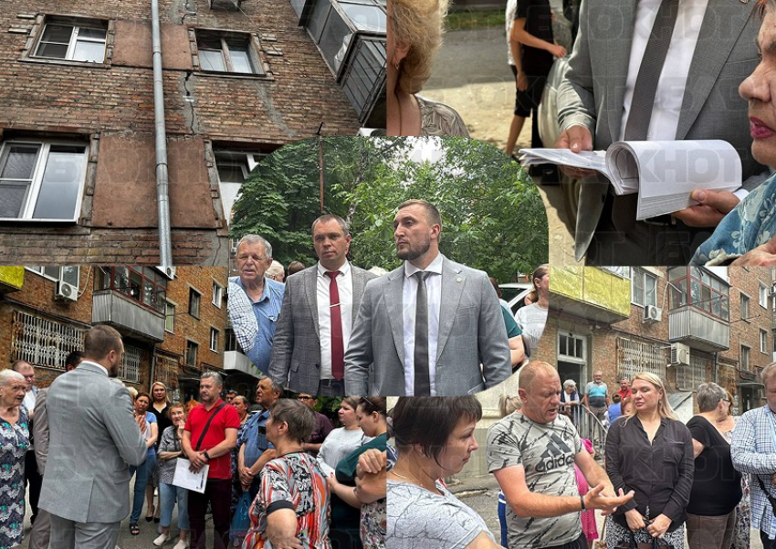 «Поговорим по-мужски»: администрация Ростова организовала очную ставку с жильцами аварийного дома