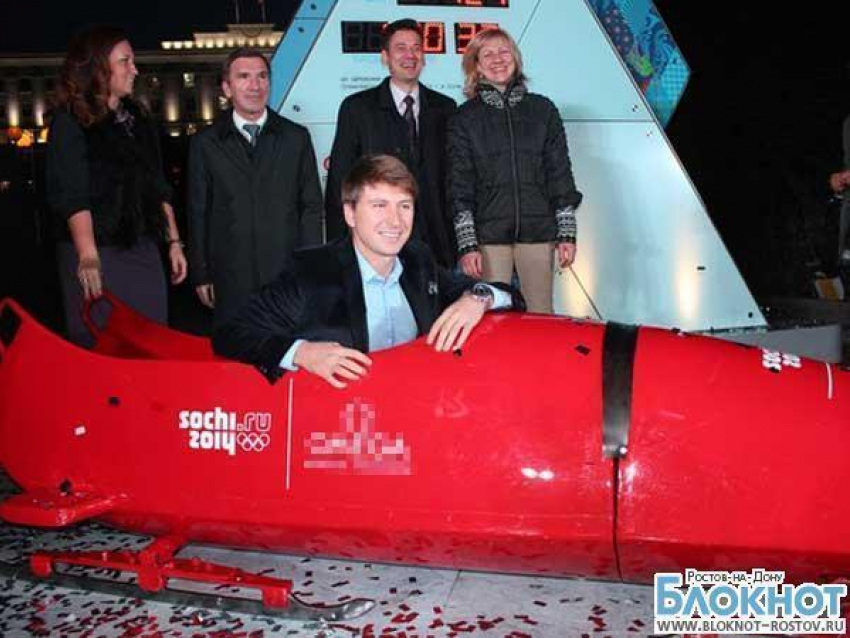 Алексей Ягудин поддержал Олимпийское движение: спортсмен привез в Ростов-на-Дону сани