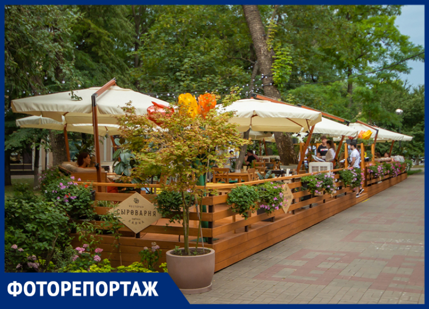 Обед на свежем воздухе: в Ростове заработали летние кафе и веранды