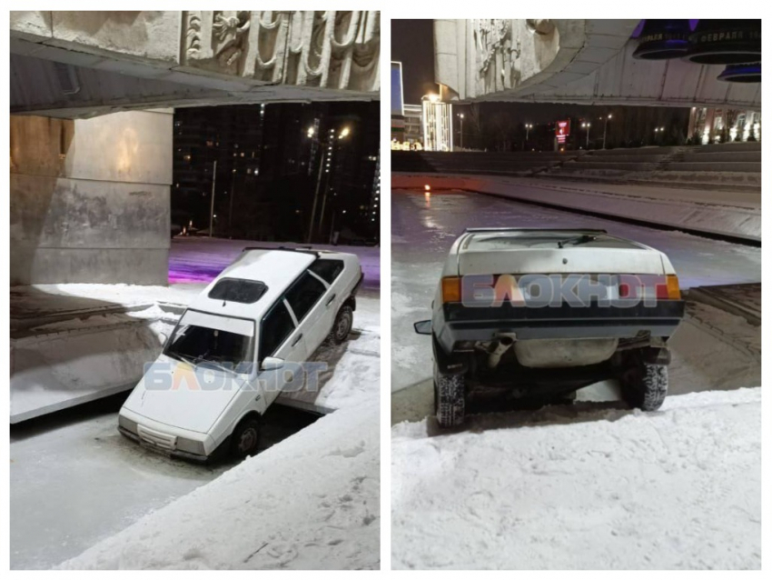 В Ростове-на-Дону водитель без прав в состоянии опьянения врезался в мемориал