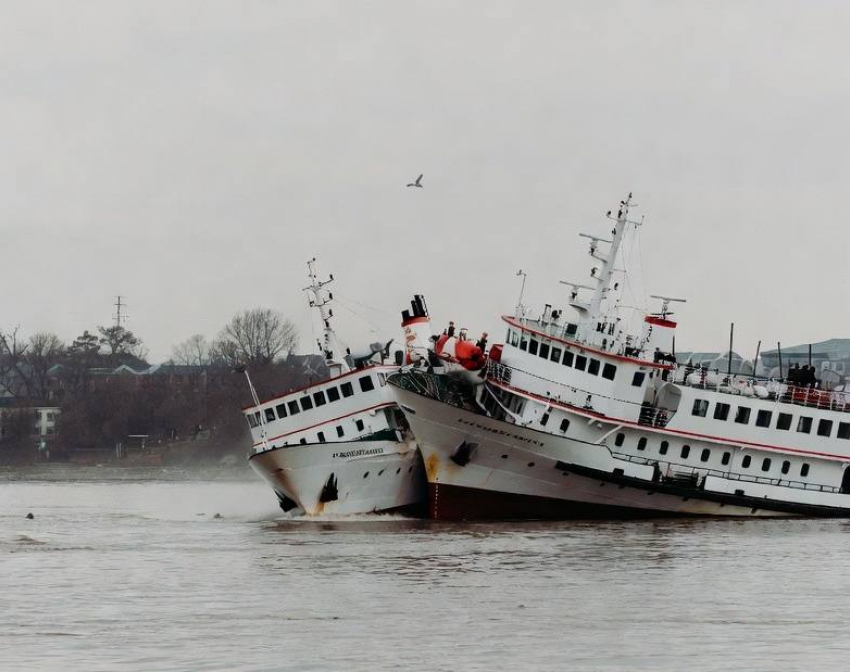 После столкновения двух теплоходов в Таганрогском заливе возбудили уголовное дело