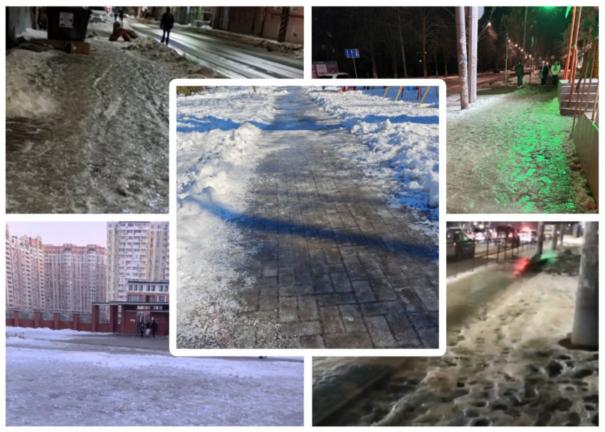 Самые заледенелые улицы Ростова спустя неделю после снежного апокалипсиса ждут всех, кто хочет в травмпункт 