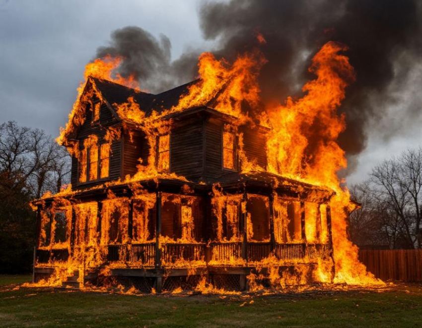 В донской станице в пожаре погибла 47-летняя женщина