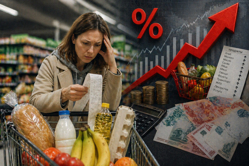Инфляция на Дону ускорилась почти до 6%