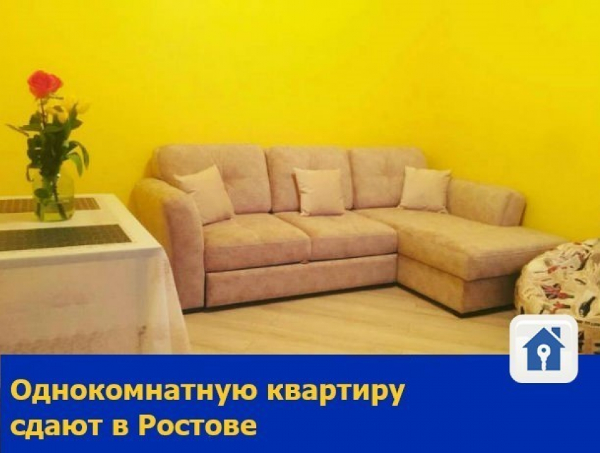 Однокомнатную квартиру сдают в Ростове