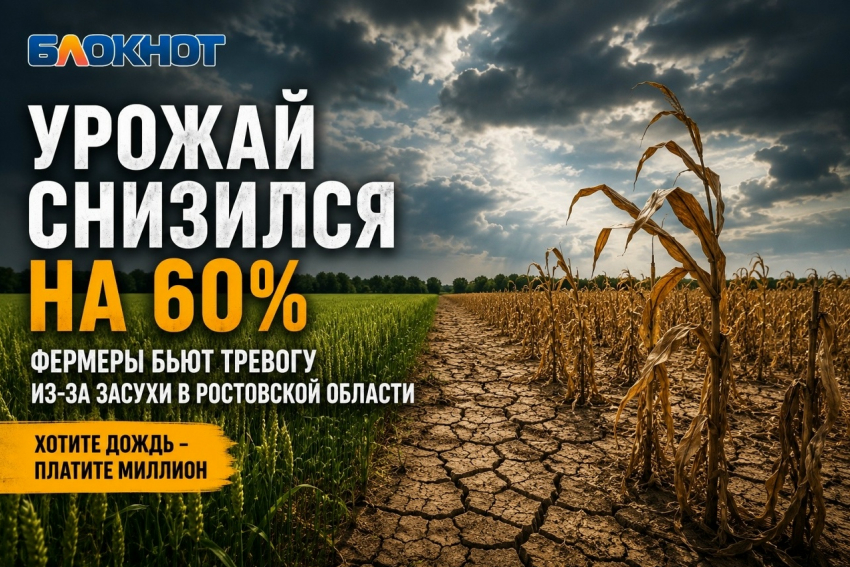 Урожай снизился на 60%: фермеры бьют тревогу из-за засухи в Ростовской области