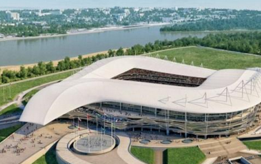 На месте будущего ростовского стадиона к ЧМ-2018 забиты все сваи